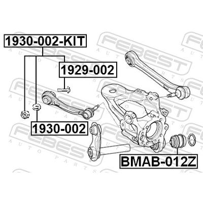 FEBEST Sturzkorrekturschraubensatz 1929-002-KIT für BMW