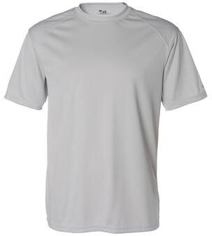Badger Sport 4120 Men's B Core Top in Silver size 4XL   Polyester BG4120, 412000