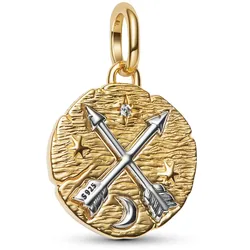 Pandora 764081C01 Medaillon Anhänger Zweifarbig Gekreuzte Pfeile