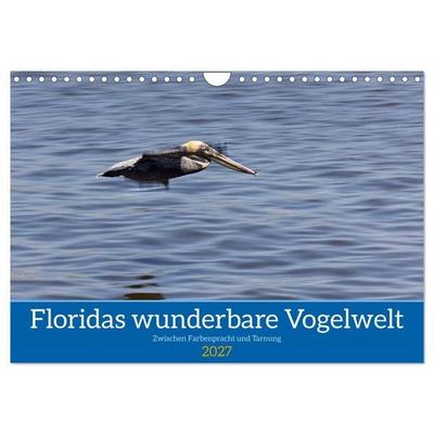 Floridas wunderbare Vogelwelt (Wandkalender 2027 DIN A4 quer), CALVENDO Monatskalender