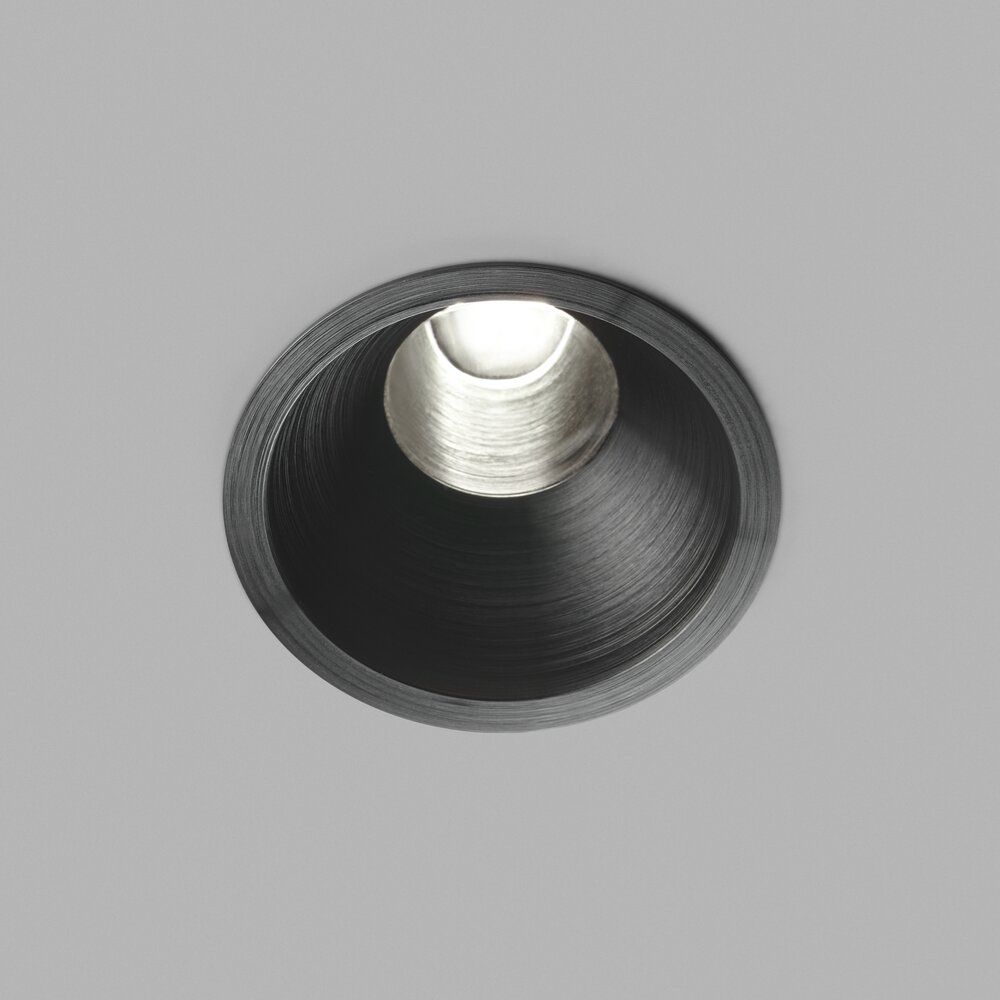 Light-Point LED-Einbaustrahler CURVE II 9cm carbonschwarz 270941 5711389709419