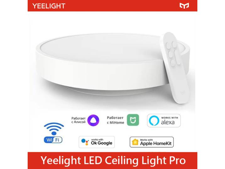 Version Globale Yeelight Smart LED Ceiling Light PRO Connexion Wifi 2700-6500K Dimmable Contrôle Vocal Intelligent Pour Apple Homekit