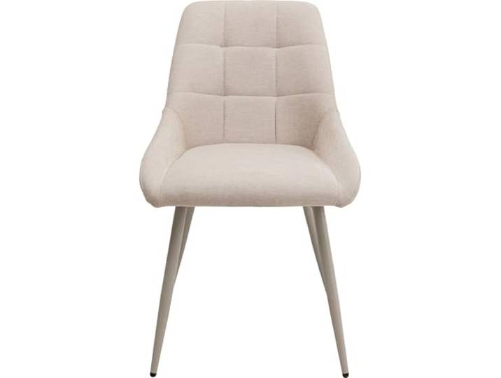 Kare Design Esszimmerstuhl Ruby, Greige, Polsterstuhl, Esszimmer, Schlafzimmer, Büro, 83x51x60 cm