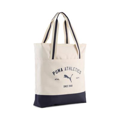 Schultertasche PUMA "PHASE CLASS TOTE", beige (alpine snow), Polyester, unifarben, Taschen Schultertasche, sportlicher Stil, für Erwachsene, leichtes Material