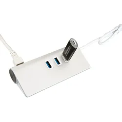 EXSYS EX-1132-N - USB3.0 3Port HUB-1xGiga-LAN,C-Stecker,Deskt.