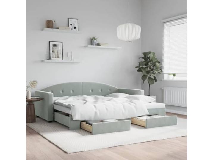 YUOTYRKTEJRSG Holzwerkstoff Metall stabil 90x200 cm braun Bettgestell Räuchereiche 90x200 cm Holzwerkstoff und Metall mit Kopfteil Stabil Bettrahmen Lattenrost Ohne Matratze