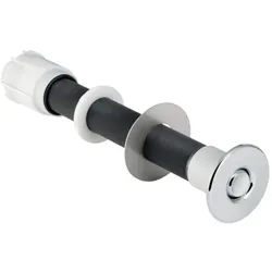 Geberit WC-Steuerung 115943211 hochglanz-verchromt, pneumatisch, 1-Mengen-Spülung, für Anstalten