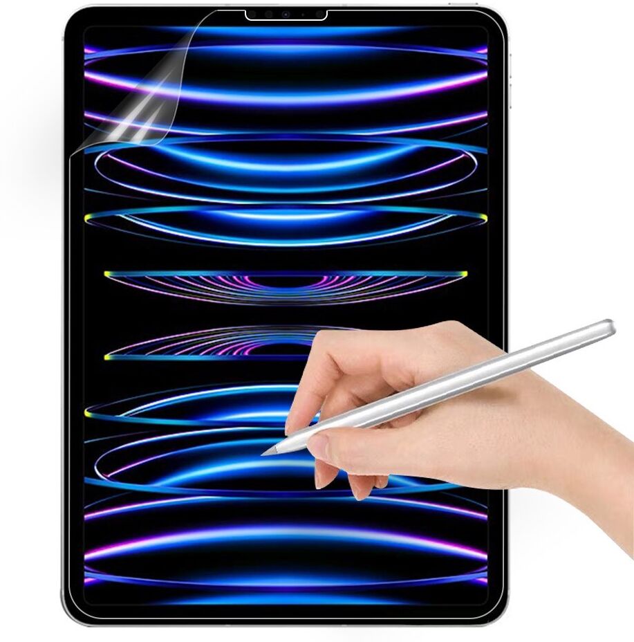 TABLETCOVERS.DK iPad Air (2022 / 2020) / Pro 11 (2022 / 2021 / 2020 / 2018) Paper Feel Skærmbeskyttelsesfilm - Gennemsigtig