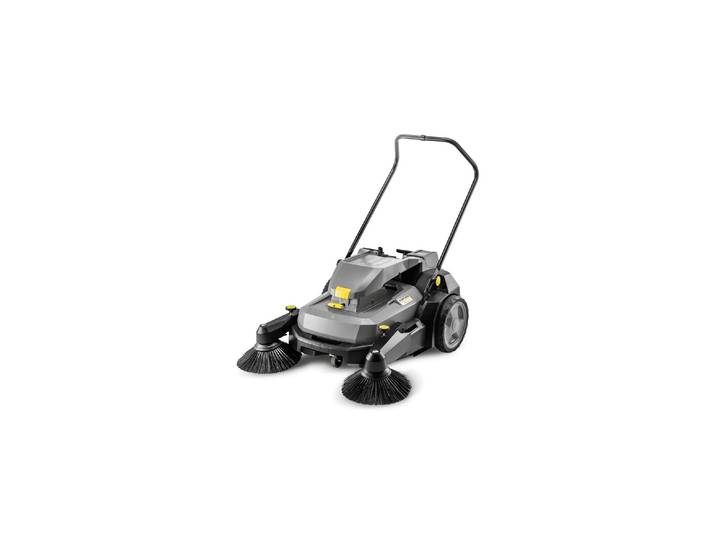 KÄRCHER PROFESSIONAL Handkehrmaschine KM 70/30 C Bp 2SB , grau (gelb, grau, schwarz), B:23,6cm H:25,3cm, Kehrgeräte, Handkehrmaschine