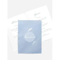 Menükarten Geburtstag selbst gestalten mit Spruch und Fotos im Onlinedesigner bei Meine-Kartenmanufaktur.de