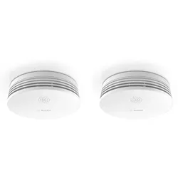 Bosch Smart Home smarter Rauchwarnmelder II • Rauchmelder/Alarmsirene • 2er Pack