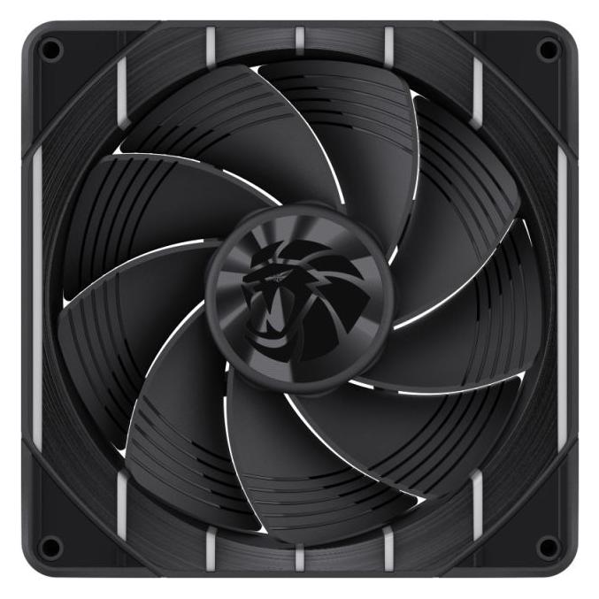 GameMax | Case fan | TORNADO T14 ARGB-R | Black (140 mm) (TORNADO T14 ARGB-R)