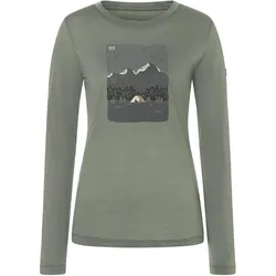 Super Natural, Damen, Funktionsshirt, Outdoor Night (S), Grau, S