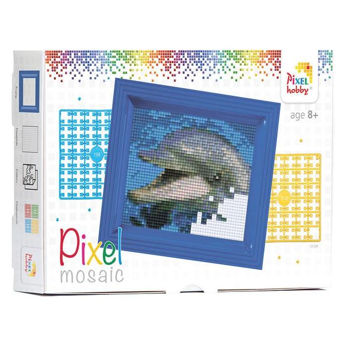 Pixeln Pixel Mosaik Delfin in Geschenkverpackung (31001)