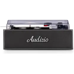 Audizio Retro Plattenspieler (Manuell), Plattenspieler, Schwarz