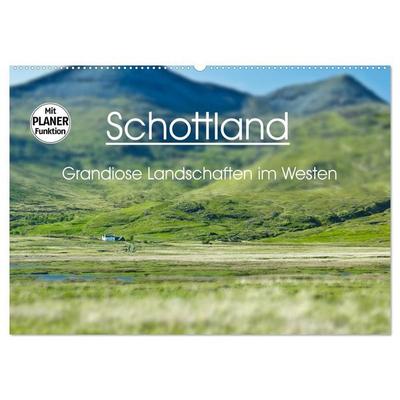 Schottland - grandiose Landschaften im Westen (Wandkalender 2027 DIN A2 quer), CALVENDO Monatskalender