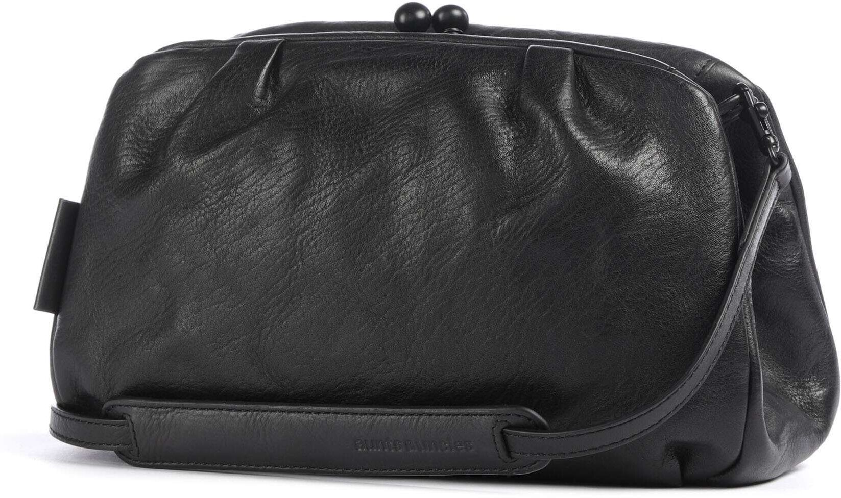 Aunts & Uncles Grandma's Luxury Club Mrs. Frosting Umhängetasche aus Leder, schwarz