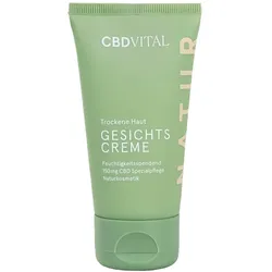 CBD VITAL Gesichtscreme Trockene Haut mit CBD | vegan 50 ml