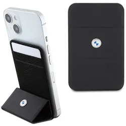 BMW Wallet Cardslot Stand MagSafe Signature Collection - MagSafe-Geldbörse s Funktion Ständer (schwarz)