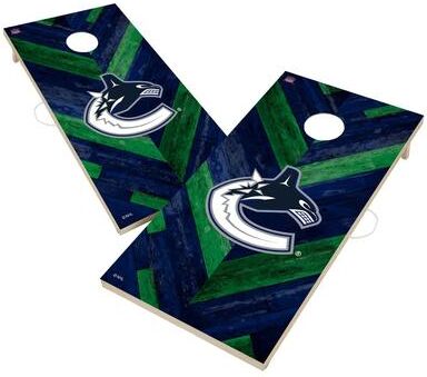 Skip's Garage Vancouver Canucks NHL Cornhole Board Set