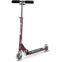 MICRO Kinder Scooter/Kickboard micro sprite LED autumn red, Größe ONE SIZE in Rot Rot