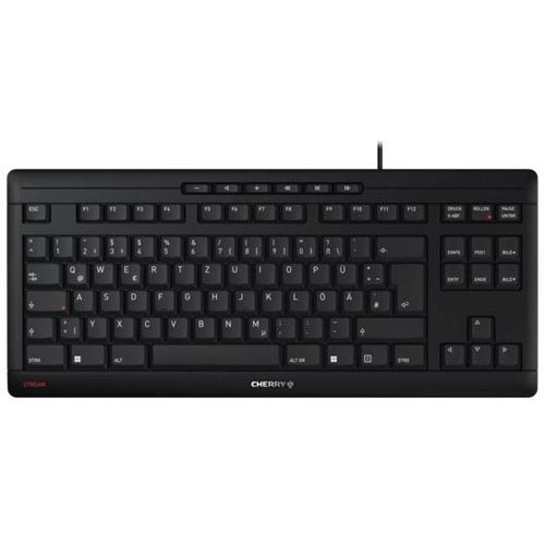 Cherry Keyboard Stream TKL [CH] black schweiz. Layout, ohne Nummernblock