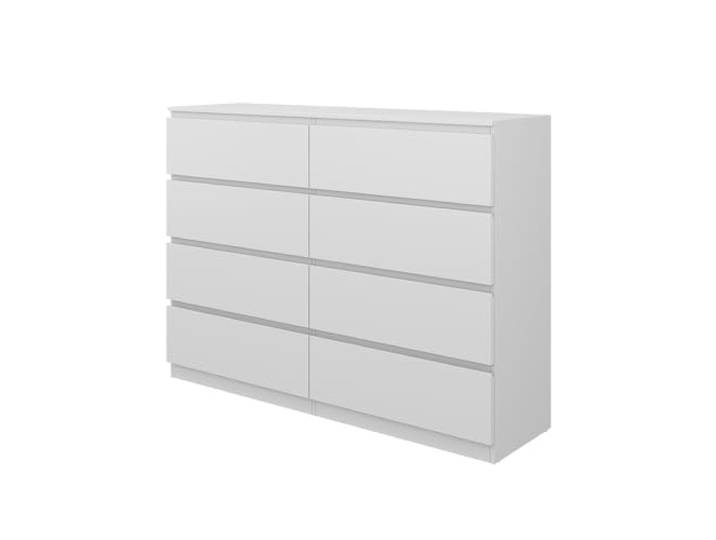 Vicco Kommode Calisto, Weiß, 39 x 101.5 cm zur Aufbewahrung von Kleidung und Alltagsgegenständen