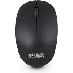 Urban Factory Free Maus Beidhändig RF Wireless Optisch 1000 DPI (Kabellos), Maus, Schwarz