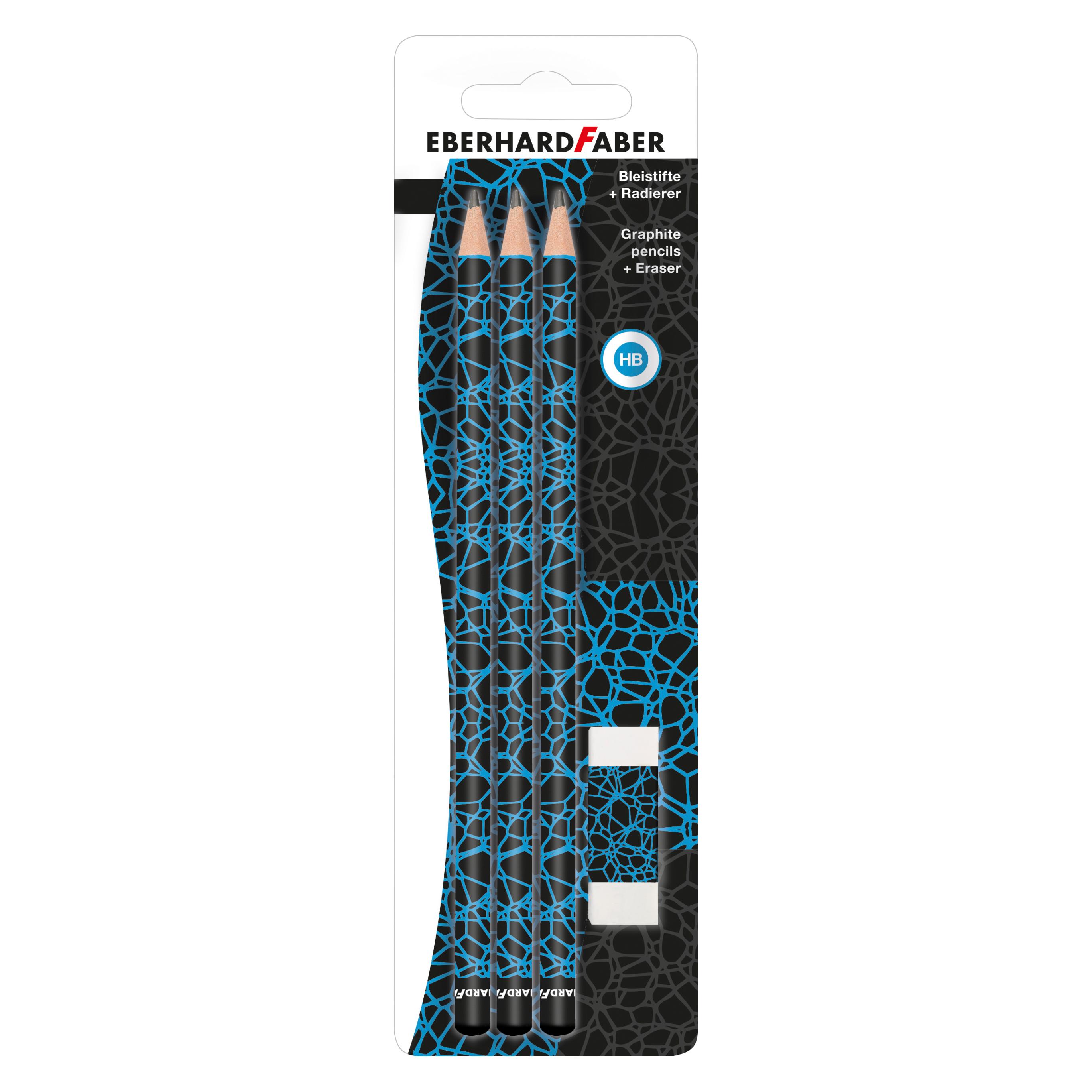 EberhardFaber Bleistift-Set (HB, 3x) (511890)