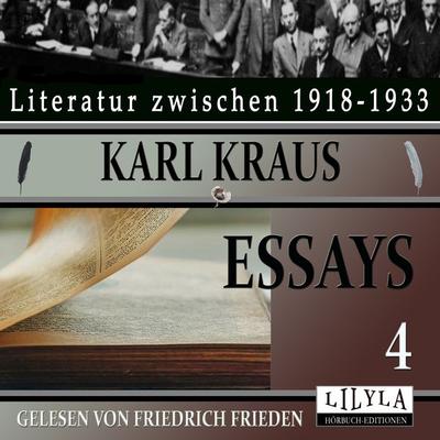 Essays 4 - Karl Kraus, Audio, 9783969788417