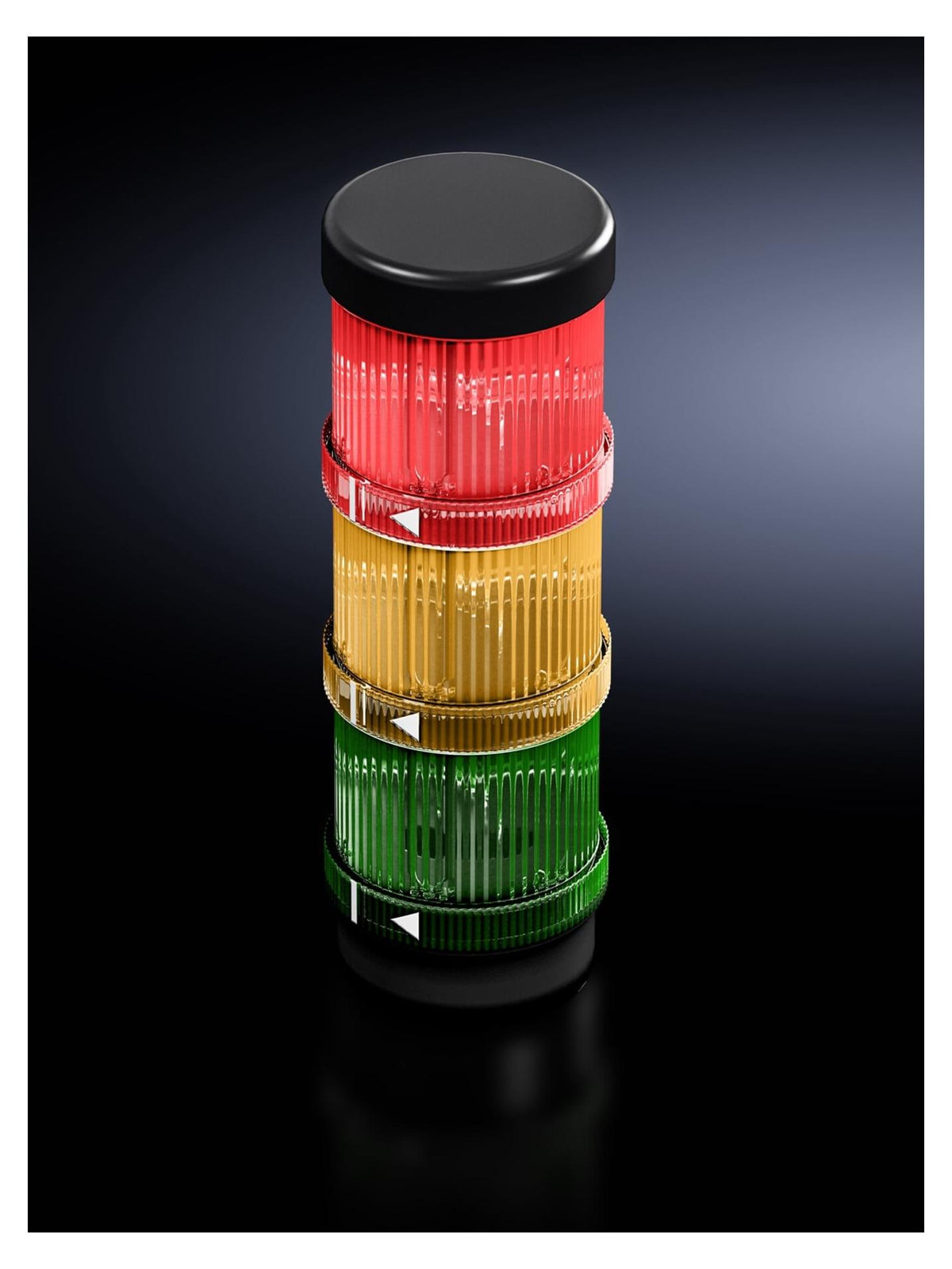 Rittal LED-signaalpaal 3-voudig type SG 2372102 voor wand- of vloermontage
