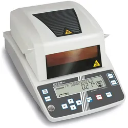 Kern, Feuchtigkeitsmessgerät, Feuchtebestimmer DBS 60-3, Wägebereich 60 g, Ablesbarkeit 0,001 g