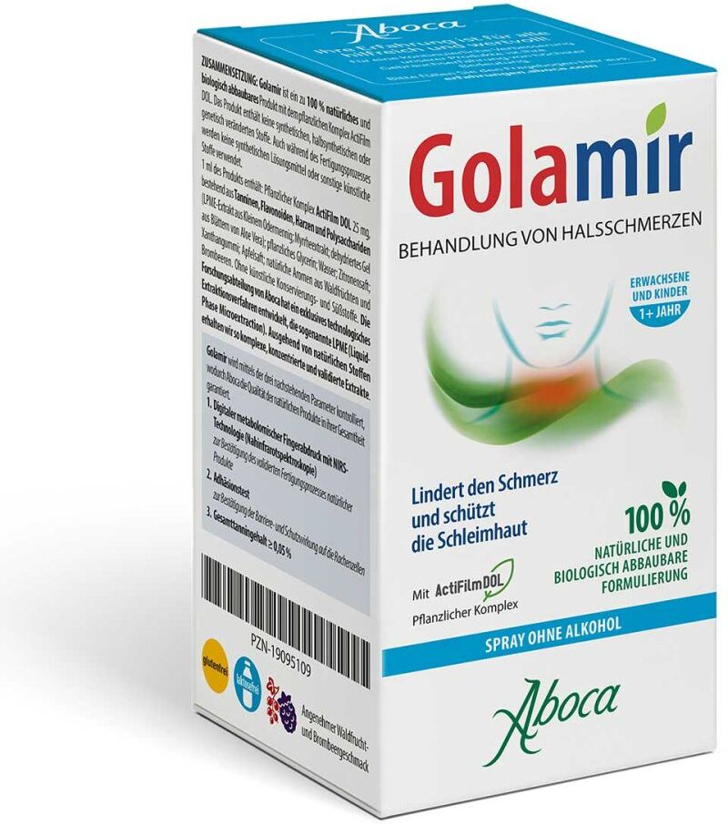 Aboca Golamir Spray Ohne Alkohol