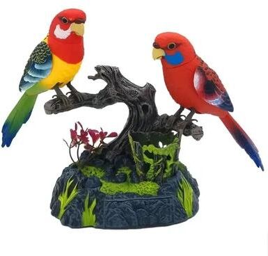 Uplift Essentials Vivid Simulation Bird Ornament 2D Acrylic Sculptural Miniature For Modern Desktop Displays & Creative Home Decor style 2