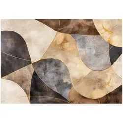 FOTOTAPETE Art Deco Abstrakt Beige 416x254 cm