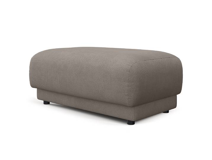 Polsterhocker 97 x 41 x 60cm Braun Webstoff Liane: Braun
