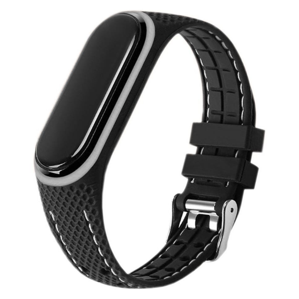 OEM Strap Elastomer strap LIFESTYLE for XIAOMI Mi Band 5 / 6 black (03) (Elastomer) (56666823)