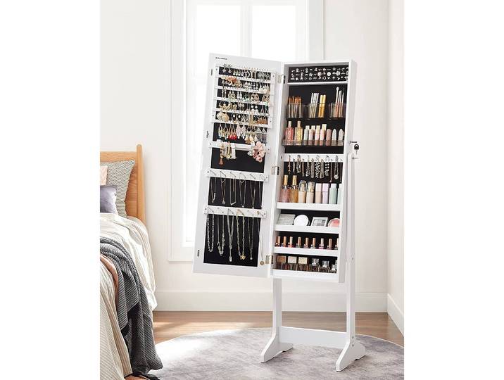 Schmuckkasten Bletchley IV 41 x 152 x 37cm Weiß