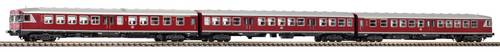 PIKO 40264 N Dieseltriebwagen BR VT 24 DB III, 3-tlg