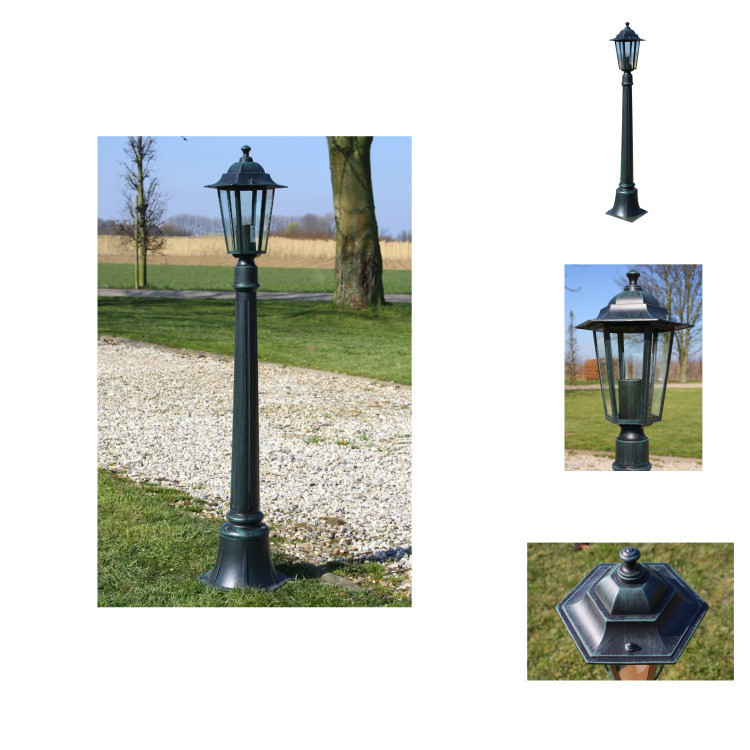vidaXL Preston Tuinfakkel Accent Buitenverlichting Hoogte: 105 cm