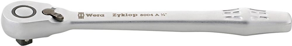 WERA Hebel-Umschaltknarre 1/4"ZYKLOP metal switch