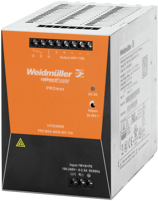 Weidmüller Alimentation à découpage PRO MAX3 480W 24V 20A (1478190000)