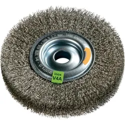 ZEINTRA Rundbürste INOX V4A 200x 30mm 0,3mm gewellt