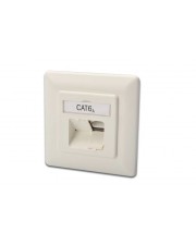 DIGITUS Anschlussdose Unterputz RJ-45 X 2 RAL 9010 (DN-9007-1)