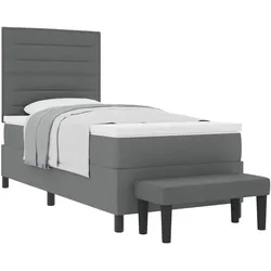 vidaXL, Boxspringbett, Damenia (Linien-Design) (80 x 200 cm)