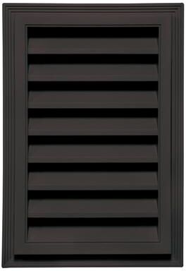 Mid-America Mid America Vinyl Rectangle Gable Vents 12 Inch x 18 Inch - 010 Musket Brown