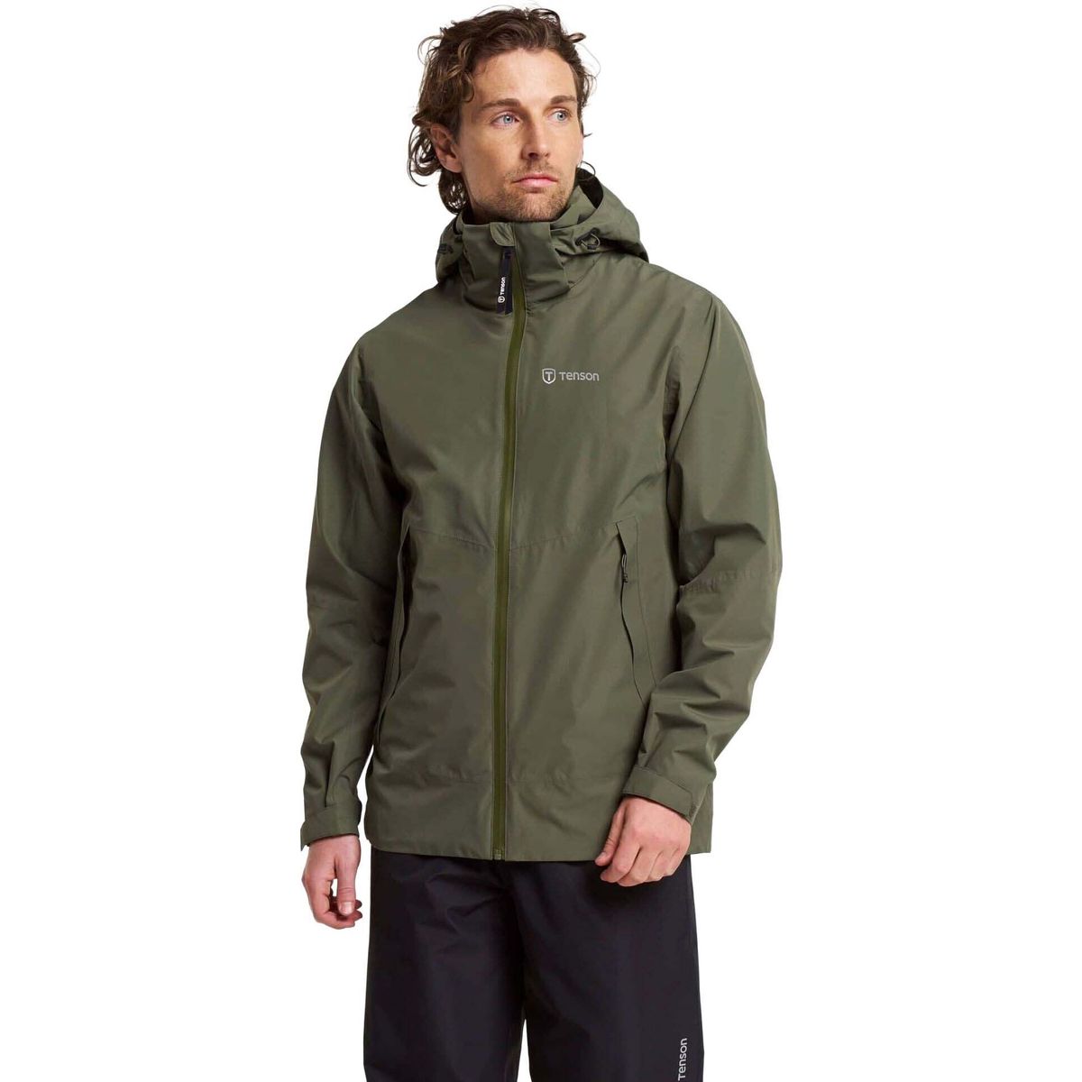 Tenson Winga Rain Jacket Men dark olive (685) S 465018050-685-4