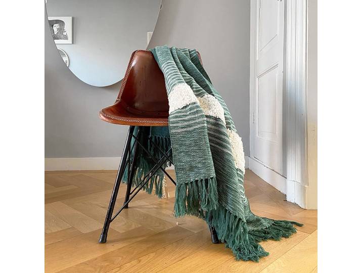 Plaid vert 125x150
