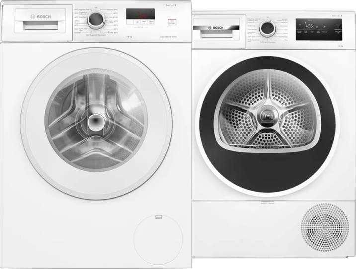 Bosch WGE0340CNL + Bosch WTH8520CNL