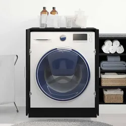 vidaXL Wäscheschrank, Zubehör Waschen + Trocknen